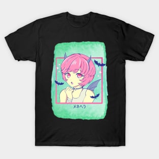 Japanese Anime Girl Punk EVIL T-Shirt